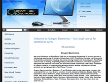 Tablet Screenshot of oregon-electronics.com